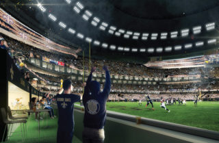 Caesars Superdome Conceptual Rendering