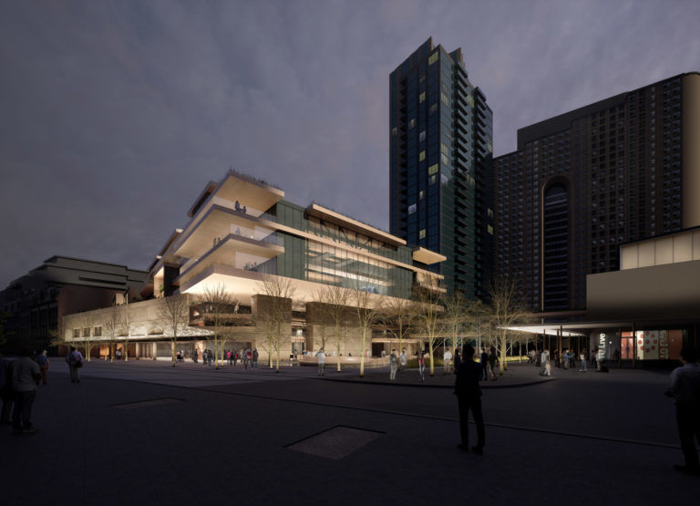 Proposed design for the re-imagined St. Lawrence Centre for the Arts (STLC)